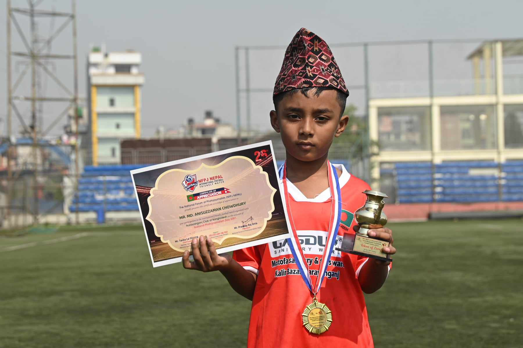 मैत्रीपूर्ण खेलमा बंगलादेशी टोलीसँग एनएफपीजे नेपाल पराजित